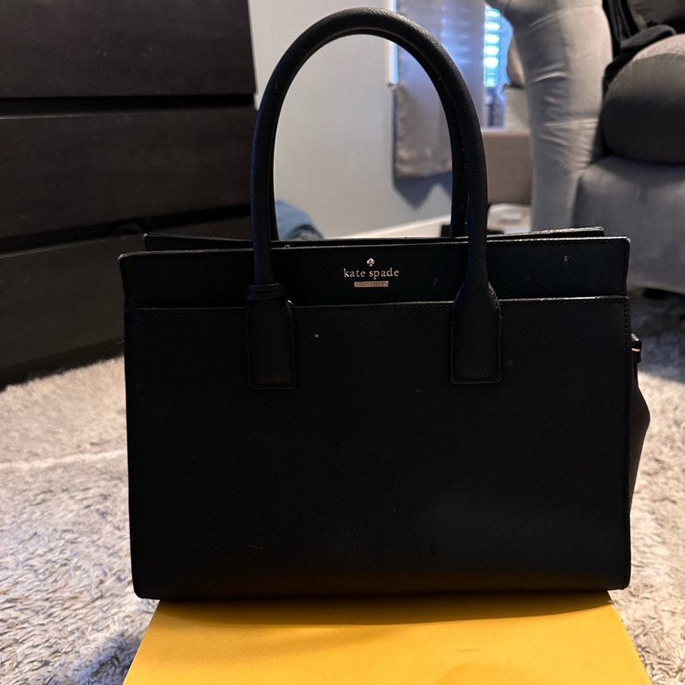 Black Kate Spade Satchel Purse
